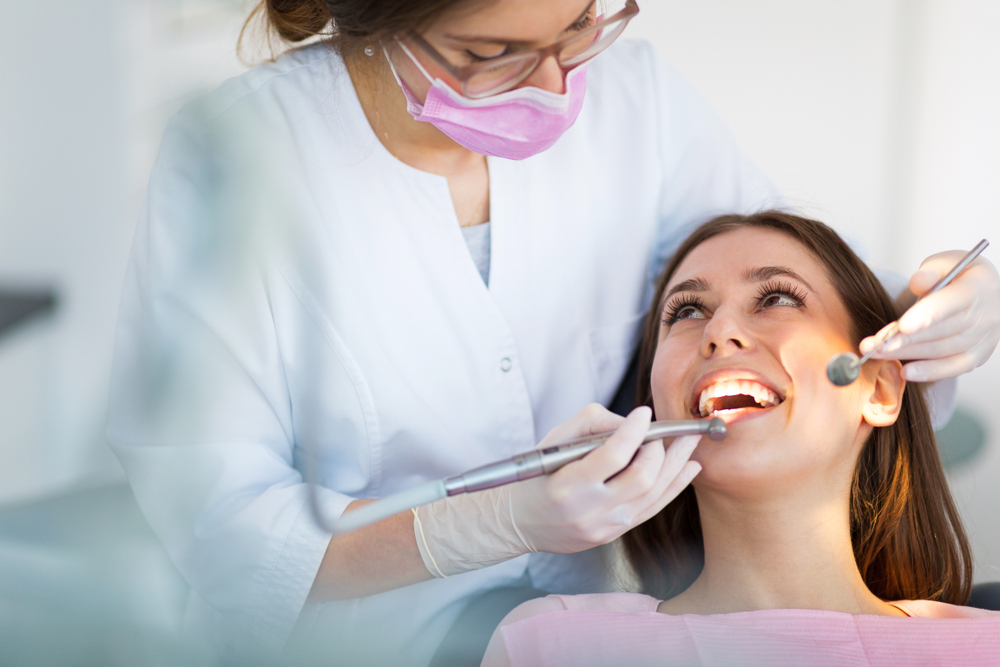 woman at dental offiice